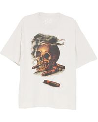 Melt - Skull-Print T-Shirt - Lyst