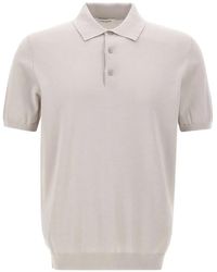 Kangra - Ribbed-Trim Polo Shirt - Lyst