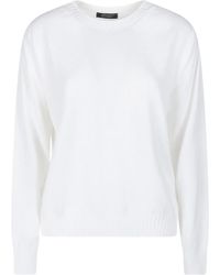 Aragona - Cotton Crew-Neck Sweater - Lyst