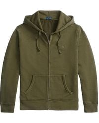 Polo Ralph Lauren - Logo-Detail Zip-Up Hoodie - Lyst