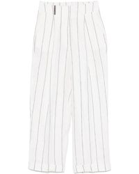 Peserico - Gestreifte Hose - Lyst