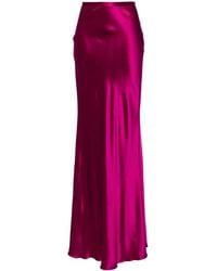 Michelle Mason - Bias Maxi Skirt - Lyst