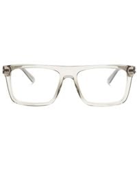 Gucci - Brille Mit Eckigem Gestell - Lyst