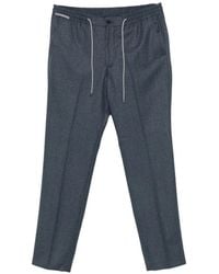 Corneliani - Drawstring-Waist Tailored Trousers - Lyst