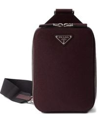 Prada - Borsa Messenger Brique - Lyst