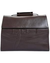 Moschino - Tie Me Embossed Leather Shoulder Bag - Lyst