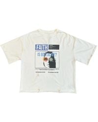Astrum - Distressed Graphic-Print T-Shirt - Lyst