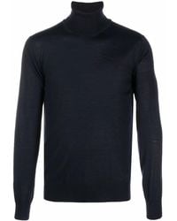 Emporio Armani - Wool High Neck Sweater - Lyst