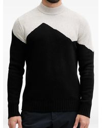 EA7 - Colour Block Sweater - Lyst