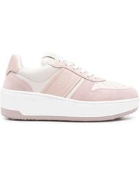 Tod's - Leather Platform Sneakers - Lyst