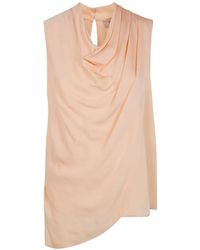 Twinset - Cowl-Neck Sleeveless Top - Lyst