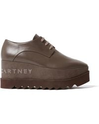Stella McCartney - Elyse Logo-Detail Derby Shoes - Lyst