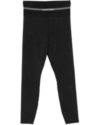 Calvin Klein - Logo-Waistband Leggings - Lyst