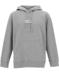 MM6 by Maison Margiela - Front-Pocket Ribbed-Trim Hoodie - Lyst