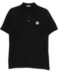 Moncler - Polo Con Applicazione Logo - Lyst