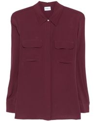 Marella - Long-Sleeve Double-Pocket Shirt - Lyst