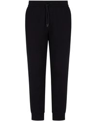 ARMANI EXCHANGE - Pantalones de chándal con logo bordado - Lyst