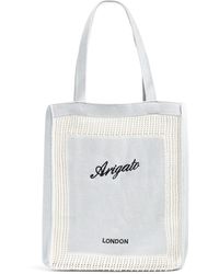 Axel Arigato - Logo-embroidered Cotton Tote Bag - Lyst