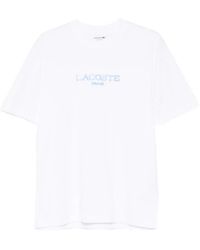 Lacoste - Logo-Print Short-Sleeve T-Shirt - Lyst