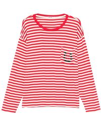 Bode - Striped Long-Sleeve T-Shirt - Lyst