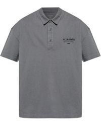 AllSaints - Xander Polo Shirt - Lyst