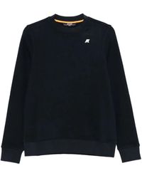 K-Way - Sweatshirt Mit Logo-Patch - Lyst