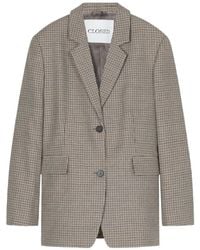 Closed - Lola Houndstooth Blazer - Lyst