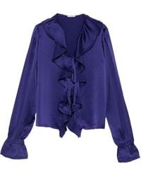 Bode - Ruffled Blouse - Lyst