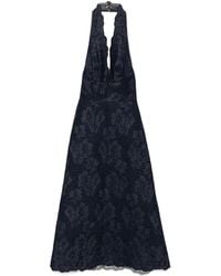 Elie Saab - Vestido Vaquero Bordado - Lyst