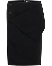 Dion Lee - Folded Low-rise Midi Skirt - Lyst
