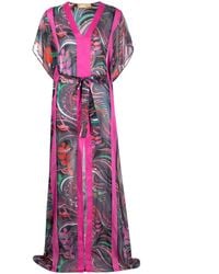 PUCCI - Robe-Caftan À Imprimé Graphique - Lyst