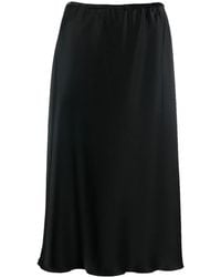 Nanushka - Satin-Finish Midi-Skirt - Lyst