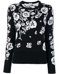 KENZO - Pull En Intarsia Floral Leaf - Lyst