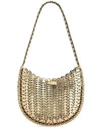 Rabanne - Moon Reversible Leather Shoulder Bag - Lyst