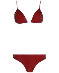 Oséree - Microkini Patent Finish Bikini Set - Lyst