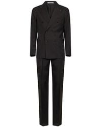 Tagliatore - Double-Breasted Virgin-Wool Suit - Lyst