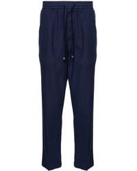 Jacob Cohen - Daniel Linen Blend Trousers - Lyst