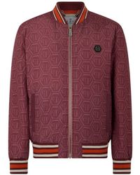 Philipp Plein - Nylon Bomber All-Over Monogram - Lyst
