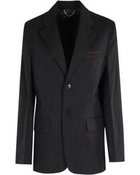 Victoria Beckham - Pinstripe Single-Breasted Blazer - Lyst