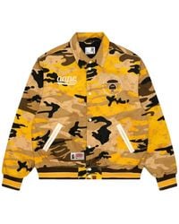 Aape By A Bathing Ape - Aapeunvs Camouflage-Print Bomber Jacket - Lyst