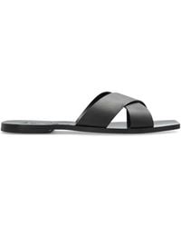 Aeyde - Faye Sandalen Mit Überkreuzten Riemen - Lyst
