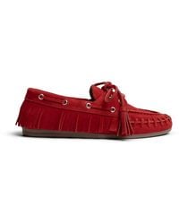 POSA - Fringe-Trim Tassel Loafers - Lyst