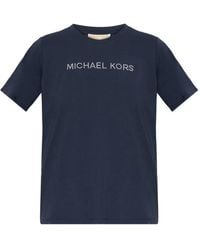 MICHAEL Michael Kors - Logo-Studded T-Shirt - Lyst
