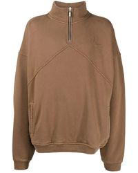 Rhude - Sweatshirt Mit Logo-Stickerei - Lyst