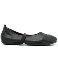 Camper - Right Nina Leather Ballerina Shoes - Lyst