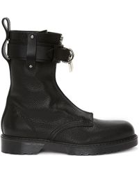 JW Anderson - Padlock Combat Boots - Lyst