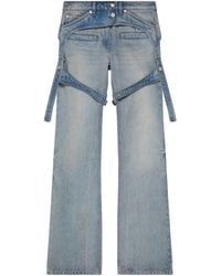 Courreges - Racer Denim Trousers - Lyst