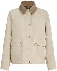 Brunello Cucinelli - Button-Up Jacket - Lyst