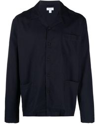Sunspel - Cotton Pyjama Shirt - Men's - Cotton - Lyst