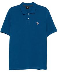 Paul Smith - Zebra-Patch Regular-Fit Polo Shirt - Lyst